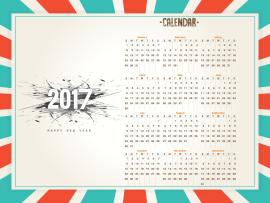 2017 Calendar Backgrounds