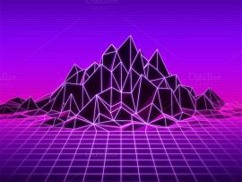 80s Retro Style Photo Backgrounds