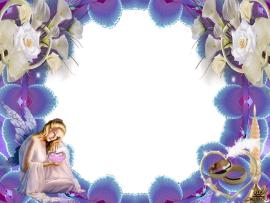 Angel For Border and Frame Templates Graphic Backgrounds