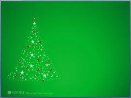 Animated Christmas Tree With Lights Flashing and Glowing Backgrounds