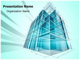 Architectural Engineering PowerPoint Template   Art Backgrounds