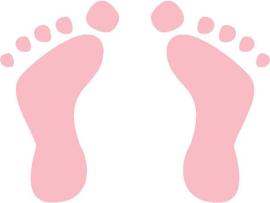 Baby Footprints Clipart Backgrounds