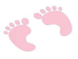 Baby Footprints Graphic Backgrounds