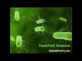 Bacteria PowerPoint Template  DigitalOfficePro #07158   Slides Backgrounds