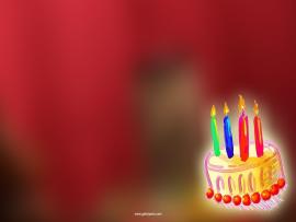 Birthday Cake Photo Presentation Backgrounds