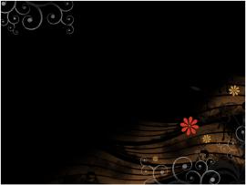 Black Flower Clipart Backgrounds