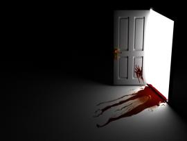Blood and Door  Picture Backgrounds