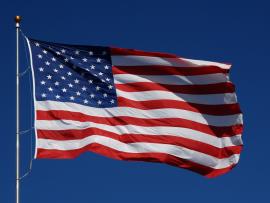 Blue American Flag Hd Art Backgrounds