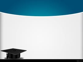 Blue Graduation and Hat Graphic Backgrounds