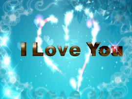Blue I Love You Clipart Backgrounds