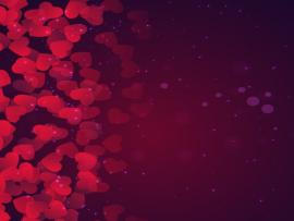 Bokeh Valentines Day In Purple Tones Vector  Free Design Backgrounds