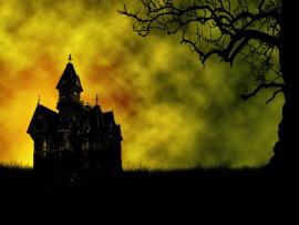 Castle, mysterious, wonderful, night Backgrounds