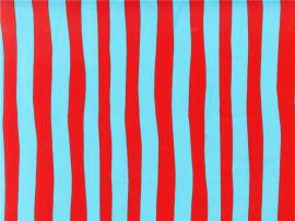 Celebrate Seuss! Squiggle Stripe RedBlue  Disunt Designer Fabric   image Backgrounds