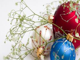 Christmas Ball Ornaments  Template Backgrounds