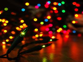 Christmas Lights Frame Backgrounds