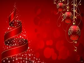 Christmas Tree and Baubles Backgrounds