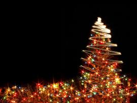 Christmas Tree Lights HD Of Christmas   Art Backgrounds