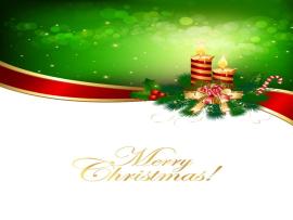 Christmas with Ribbon Backgrounds