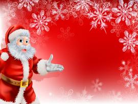 Cute Santa Merry Christmas image Backgrounds