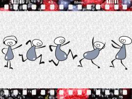 Dancing Figure Design Backgrounds