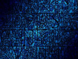 Dark Blue Stained Glass Backgrounds