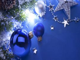 Download Free Blue Christmas Quality Backgrounds