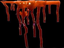 Dripping Blood Transparent Template Backgrounds