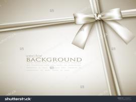 Elegant With White Bow Stock Vector Backgrounds