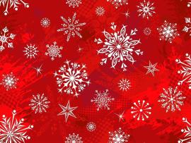 Fantastic Red Christmas Slides Backgrounds