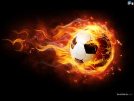 Fire Ball Football Quality Backgrounds