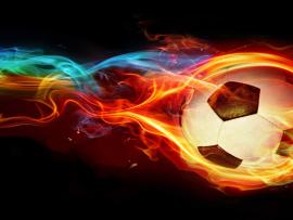 Fire Soccer Ball Backgrounds