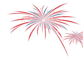 Fireworks Clip Art and Fireworks White Clip Art Frame Backgrounds