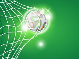 Football Goal  Green Sports  PPT Backgrounds