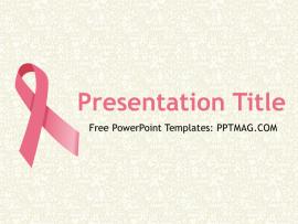 Free Breast Cancer PowerPoint Template  PPTMAG Quality Backgrounds