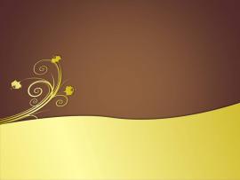 Free Golden Flower Design For PowerPoint  Flower PPT   image Backgrounds