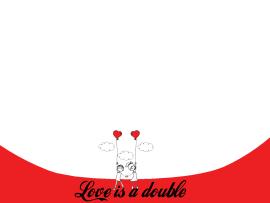 Free Love Is Double For PowerPoint  Love Backgrounds