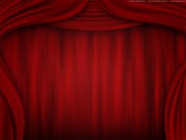 Free Theater Curtain PPT For   Picture Backgrounds