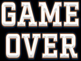 Game Over Png Text image Backgrounds