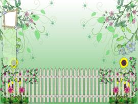 Garden Template Backgrounds