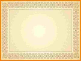 Gold Certificate Vintage Backgrounds