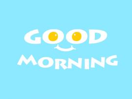 Good Morning Slides Backgrounds