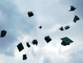Graduation Hats Frame Image Backgrounds