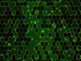 Green Hexagon Clip Art Backgrounds