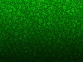 Green Snowflake Pattern Art Backgrounds