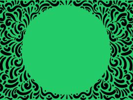 Green Spiral Frame Backgrounds