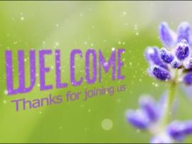 Green Welcome Graphic Backgrounds