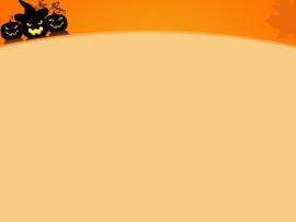 Halloween For Halloween Templates Presentation Backgrounds