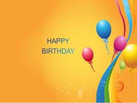 Happy Birthday Template Backgrounds