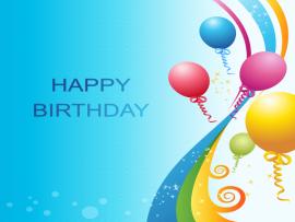 Happy Birthday Vector Template  123Freevectors Quality Backgrounds