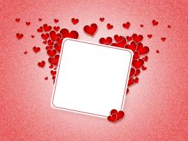 Heart Postcard Love PPT Clipart Backgrounds